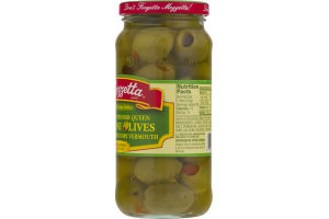 Mezzetta Martini Olives Imported Spanish Queen Marinated With Dry Vermouth