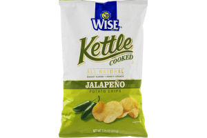 Wise Kettle Cooked Potato Chips Jalapeno