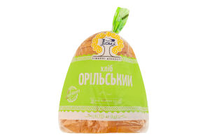 Хліб половинка в нарізці на заквасці Орільський Рома м/у 0.275кг