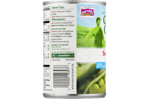 Green Giant Sweet Peas 50% Less Sodium