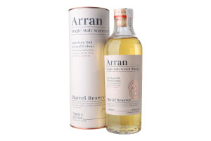 Виски 700мл 43% шотландский односолодовый Barrel Reserve Arran тубус