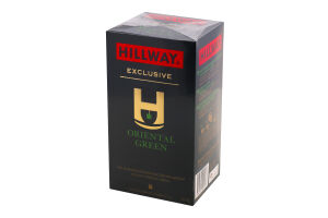 Чай зеленый байховый мелкий Oriental Green Exclusive Hillway в/с к/у 25х2г