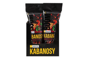 Снеки из свинины со вкусом острого перца чили Hot&Spicy Kabanosy Дмитрук в/к м/у 40г