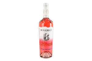 Напиток винный 0.75л 10% розовый полусладкий ароматизированный Blanc de Noirs Classic collection Bolgrad бут
