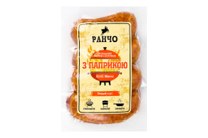 Колбаски С паприкой Ранчо в/к в/с кг