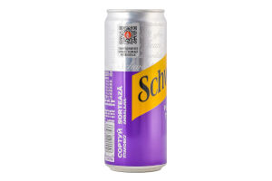 Напій безалкогольний сильногазований Purple Tonic Schweppes з/б 330мл