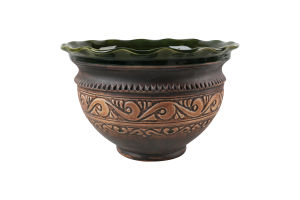 Макитра-волновка 2л Шляхтянская Покутська кераміка 1шт