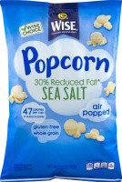 Wise Popcorn 30% Reduced Fat Sea Salt Air Popped