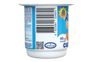 Творожок 3.9% для детей от 8мес с наполнителем фруктовым Абрикос-морковь Агуня ст 90г