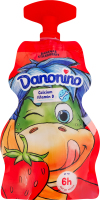 Йогурт 2.1% обогащенный кальцием и витамином D клубнично-банановый Danonino д/п 70г