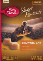 Betty Crocker Sweet Rewards Brownie Bar Caramel - 5 CT