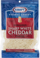 Kraft Sharp White Cheddar Cheese Shredded