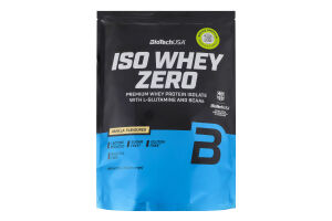 Добавка к рациону питания порошковая со вкусом ванили Iso whey zero BioTechUSA 454г