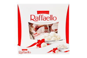 Конфеты хрустящие в кокосовой стружке с целым миндальным орехом Raffaello к/у 260г