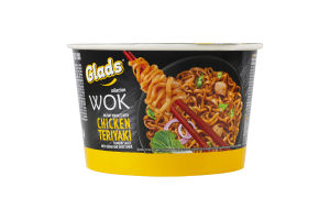Локшина швидкого приготування з соусом Курка теріякі Wok Glads ст 95г