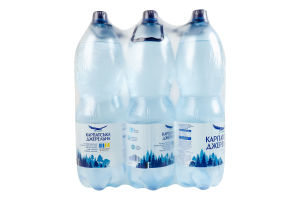 Вода минеральная сильногазированная природная столовая гидрокарбонатная кальциевая Карпатська джерельна п/бут 2л