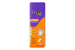 Підгузки Premium Soft L 9-14кг 32шт Uni Joy