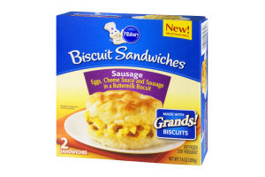 Pillsbury Sausage, Egg and Cheese Biscuit Sandwiches