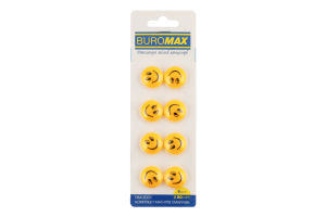 Магніт Smile 20мм 8шт Buromax