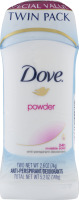 Dove Anti-Perspirant/Deodorants Powder - 2 PK