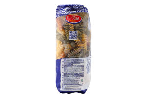 Изделия макаронные из муки из твердых сортов пшеницы Fusilli tricolore №65 Pasta Reggia м/у 500г