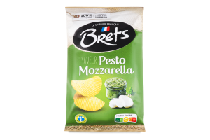 Чипси Bret's зі смаком песто і моцарели