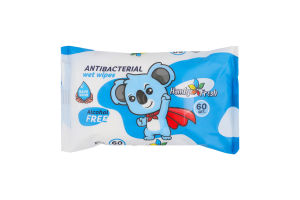 Серветки вологі антибактеріальні 60шт Handy Fresh