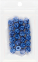 Намистини 10мм A69-синя перл Blackberry-4EA055-D1