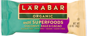 Larabar Organic with Superfoods Coconut, Kale & Cacao