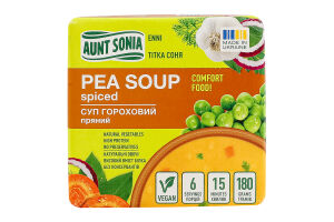 Суп гороховий пряний Aunt Sonia м/у 180г