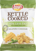 Lay's Kettle Cooked Potato Chips Jalapeno Cheddar