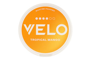 Подушечки никотиносодержащие бестабачные с подсластителями Velo Классический Tropical mango 20х0.7г