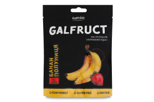 Банан-клубника сублимированные слайсы микс Galfruct д/п 20г