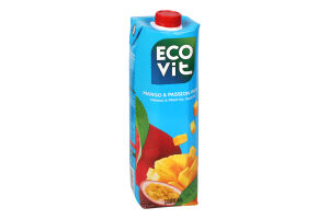 Напиток сокосодержащий Ecovit манго-маракуйя н/газ