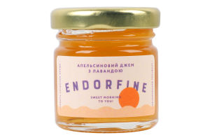Джем апельсиновий з лавандою 44г твіст/б Ендорфін