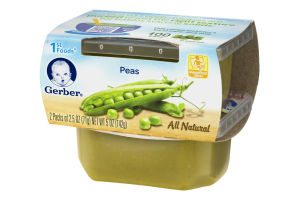 Gerber All Natural 1st Foods Peas - 2 PK