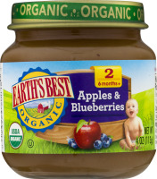 Earth's Best Organic Stage 2 Apples & Blueberries