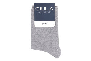 Шкарпетки чол. GIULIA високі MSL color calzino-light grey melange-39-41 арт.4346
