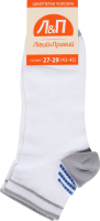 Носки мужские Лівий&Правий №743843 27-29 белый