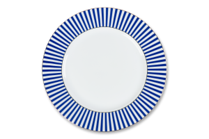 Тарілка PIP Studio Royal Stripes синя 21см