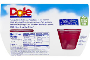 Dole Pineapple in Strawberry Gel - 4 CT