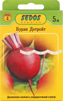 Насіння Буряк столовий Детройт дражоване на стрічці 5м 2г Седос
