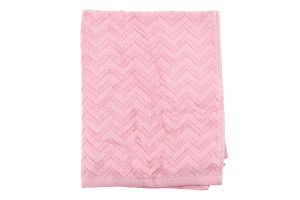 Рушник рожевий махровий велюр жакард 50*90см 550г/м2 ГМ Текстайл