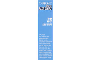 CareOne Nasal Strips Medium Clear - 36 CT