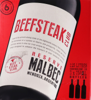 Вино 2.25л 12.5% красное сухое Beef&Liberty Beefsteak Club к/у