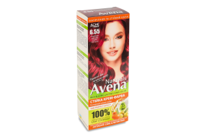 Крем-краска для волос стойкая Naturals №6.55 Avena 1шт