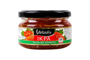 Икра лососевая зернистая Veladis с/б 200г