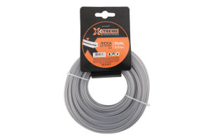 Ліска д/тримера сіра квадрат з сердечником 3мм*15м X-Treme