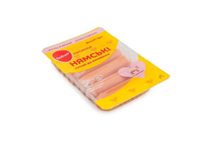 Сосиски из свинины Нямские Глобино в/с лоток 275г