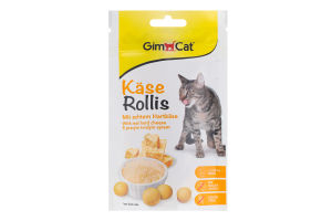 Вітаміни д/котів Кейс-роллі з сиром 40г Джим Кет